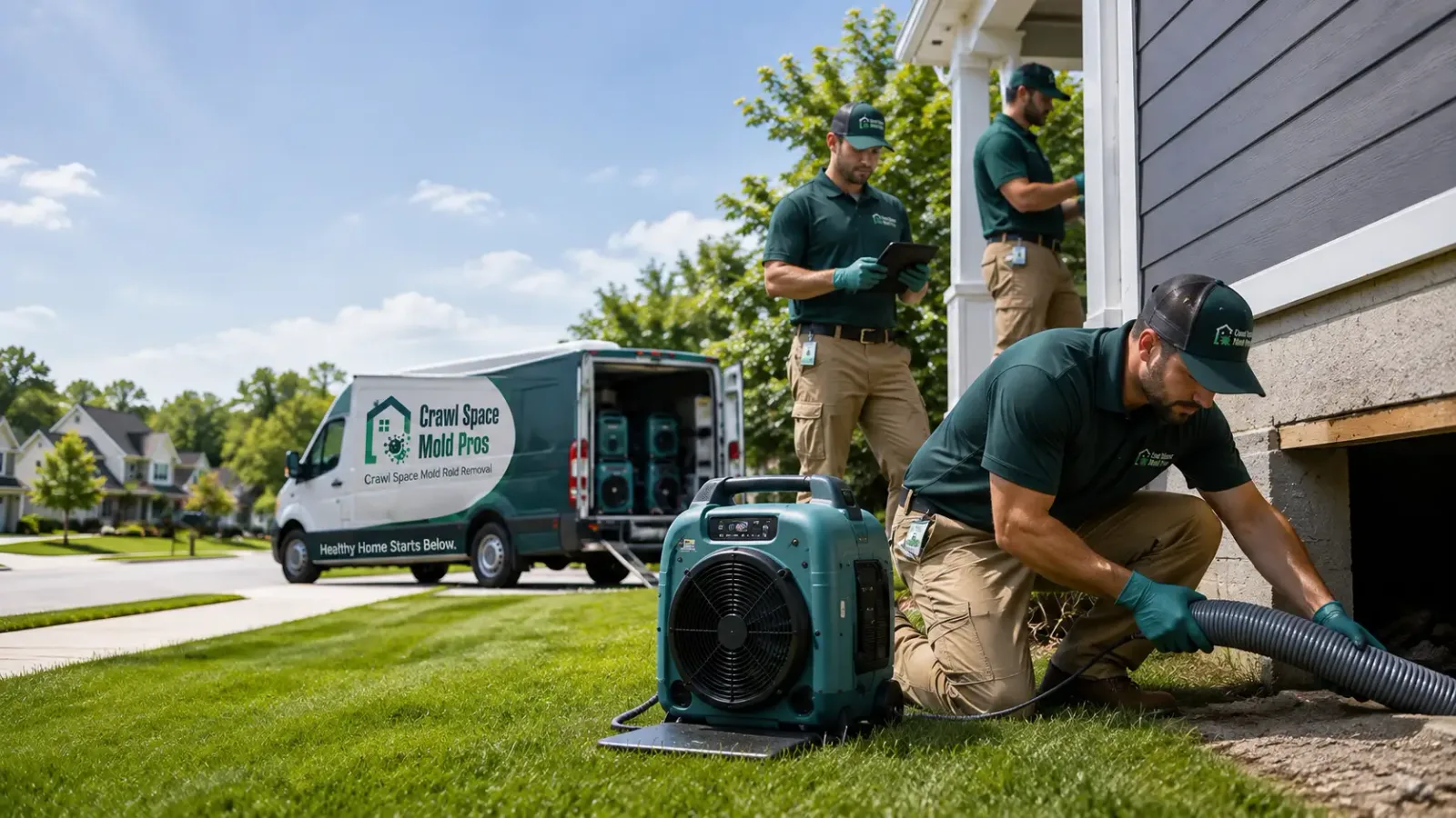 Crawl Space Mold Removal in Humboldt, SD